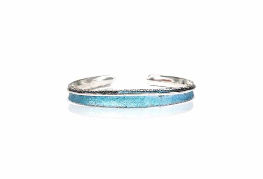 Pulsera Plata Arior Osha Azul 1020335XPU