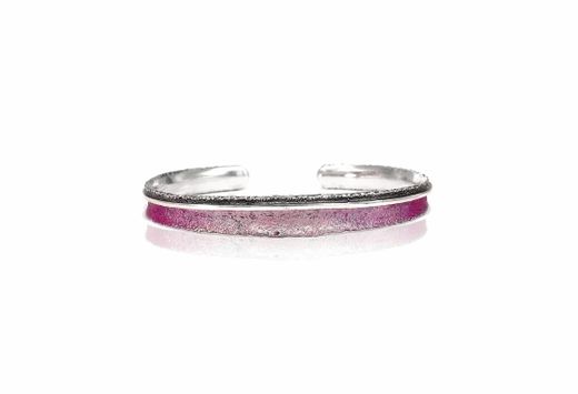 Pulsera Plata Arior Osha Magenta 1020334XPU