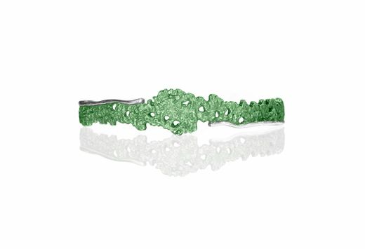 Pulsera Plata Arior Symphony Verde 1020332XPU