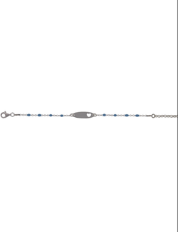 Pulsera Plata Bebé PEBB4/A Placa Corazón