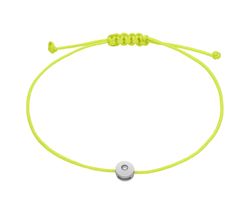 Pulsera Plata - Cordón Verde Marea Niña D04203/AL Diamante Laboratorio G-H VS