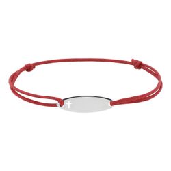 Pulsera Plata-Cordón Rojo Argyor MRM (AG)333779 Placa Cruz