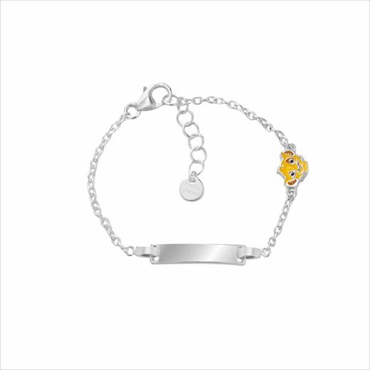 Polsera Plata Disney 12+2cm AG0113B Esclava Simba El Rey León
