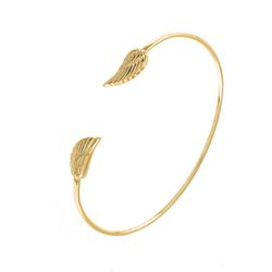 Pulsera Plata Dorada 5,80cm PU00134DO Alas