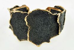 Pulsera Plata Dorada Arior Atlas GoldenBlack Negro 4020260NU