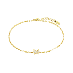 Pulsera Plata Dorada Lotus LP3051-2/2 Mariposa Circonitas