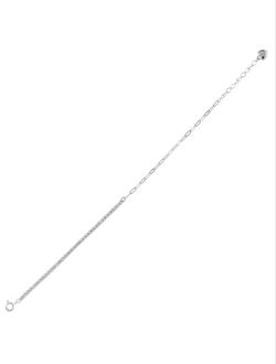 Pulsera Plata Dorada Mujer PPRL12/C Circonitas