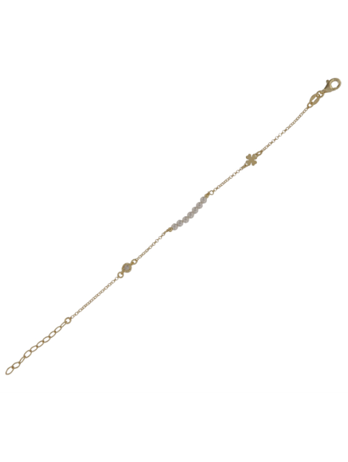Pulsera Plata Dorada Mujer PPUL3142/C Circonitas