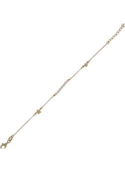 Pulsera Plata Dorada Mujer PPUL3143/C Estrellas C. Circonitas