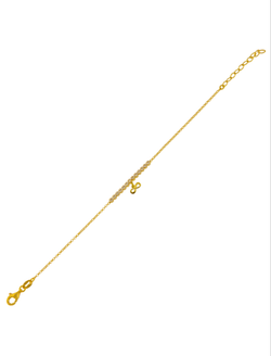 Pulsera Plata Dorada Mujer PPUL3202/C Infinito Circonitas