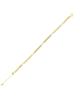 Pulsera Plata Dorada Mujer PPUL3313/C Circonitas