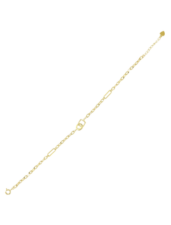 Pulsera Plata Dorada Mujer PPUL3337/C Circonitas