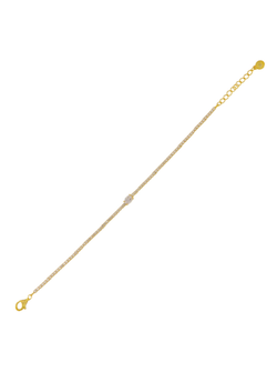 Pulsera Plata Dorada Mujer PSET126/4C Circonitas