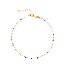 Pulsera Plata Dorada Mujer PUM0043DOVA Piedras Minerales Varias