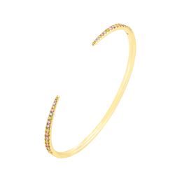Pulsera Plata Dorada Mujer PUZ0121DOVA Esclava Circonitas Multicolor