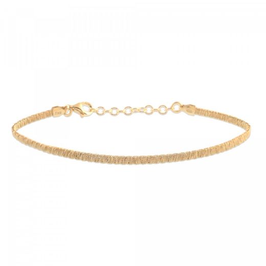 Pulsera Plata Dorada Sovrani 16+3cm AVP129 Liso