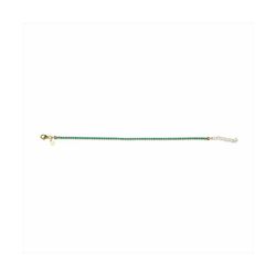 Pulsera Plata Dorada Sovrani 16+3cm J8225 Circonitas Verdes