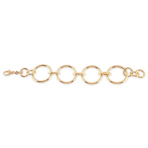 Pulsera Plata Dorada Sovrani 22,5cm AVP169 Cadena Eslabones