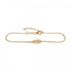 Pulsera Plata Dorada Sovrani AVP032 Pluma