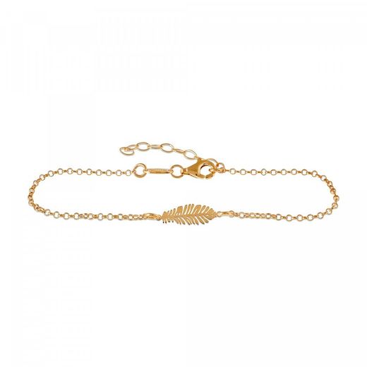 Pulsera Plata Dorada Sovrani AVP032 Pluma