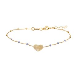 Pulsera Plata Dorada Sovrani AVP326 Corazón Bolas Esmaltadas