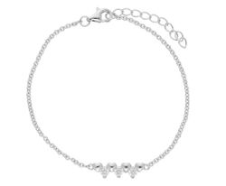 Pulsera Plata Liska LAD7101BR-C Corazones Circonitas