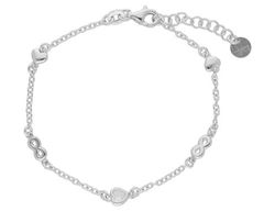 Pulsera Plata Liska LAF6198BR Infinitos En Brillo