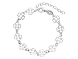 Pulsera Plata Liska LAF6399BR Tréboles En Brillo