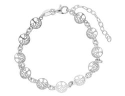 Pulsera Plata Liska LAF6400BR Árboles De La Vida En Brillo