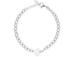 Pulsera Plata Liska LAF6554BR Corazón En Brillo