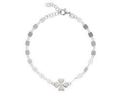 Pulsera Plata Liska LAF6579BR Trébol En Brillo