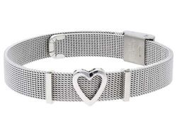 Pulsera Plata Liska LM06BR Corazón En Brillo