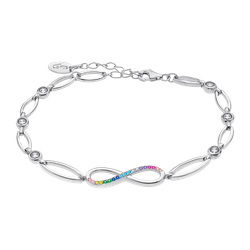Pulsera Plata Lotus LP1872-2/2 Infinito Circonitas Multicolor