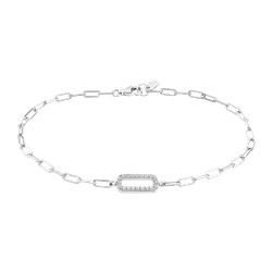 Pulsera Plata Lotus LP3416-2/1 Eslabones Delgados Circonitas