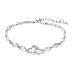 Pulsera Plata Lotus LP3424-2/1 Corazones Circonitas