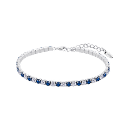 Pulsera Plata Lotus LP3452-2/5 Circonitas Azules Bicolor Blanco