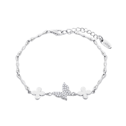 Pulsera Plata Lotus LP3813-2/1 Mariposa Circonitas