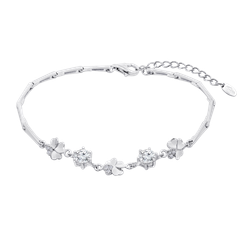 Pulsera Plata Lotus LP3852-2/1 Hojas Circonitas