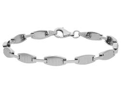 Pulsera Liska Plata LPZ154BR Eslabones Circonitas