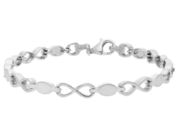 Pulsera Liska Plata LPZ163BR Eslabones Circonitas