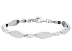 Pulsera Liska Plata LPZ166BR Eslabones Circonitas