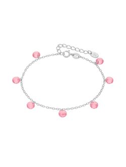 Pulsera Plata Marea Niña D03603/BB Circonitas Rosadas