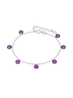 Pulsera Plata Marea Niña D03603/BC Circonitas Moradas