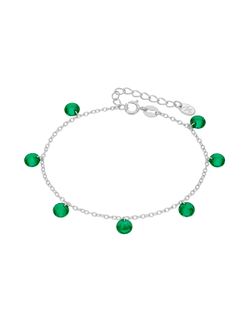 Pulsera Plata Marea Niña D03603/BE Circonitas Verdes
