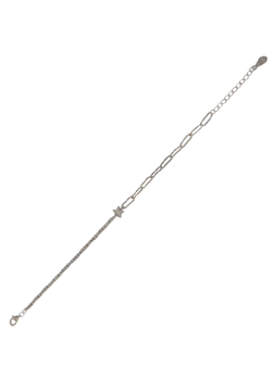Pulsera Plata Mujer PPRL10 Estrella Circonitas
