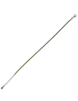 Pulsera Plata Mujer PPRL1/3C Circonitas Doradas