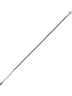 Pulsera Plata Mujer PPRL1/3S Circonitas Turquesa