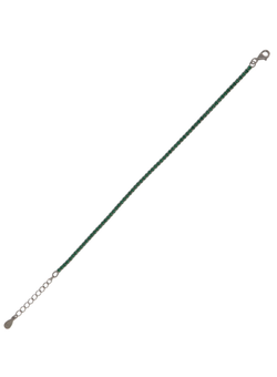 Pulsera Plata Mujer PPRL1/3V Circonitas Verdes