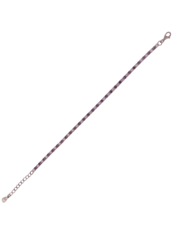 Pulsera Plata Mujer PPRL4/MA Circonitas Lila Bicolor Blancas