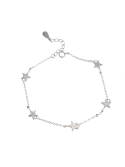Pulsera Plata Mujer PPUL2994 Estrellas En Brillo